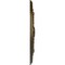 Ekena Millwork Flower Ceiling Medallion (Fits Canopies up to 3 7/8"), Hand-Painted Brass, 27"OD x 1 1/8"P CM27FLBRS - alternate 2